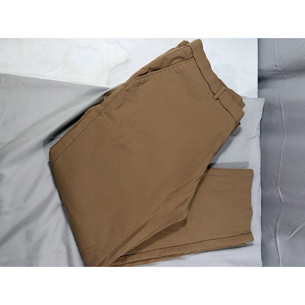 Tommy Hilfiger Mens Modern Fit Stretch Dress Pants 40x30 Tan EUC
